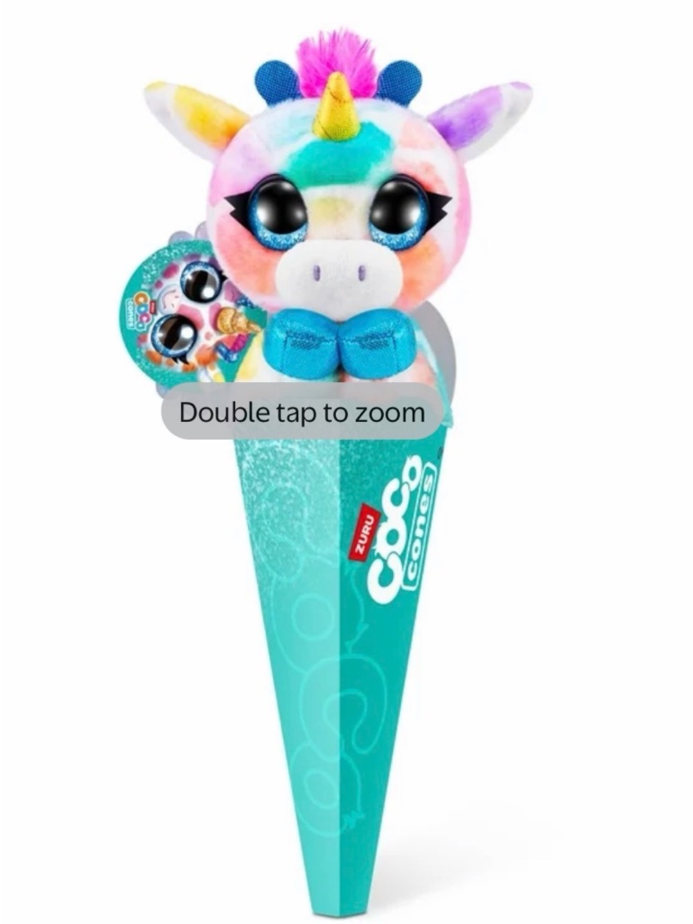 Coco Cones Plush in a Cone by ZURU Plush Toys NWT